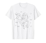 T-shirt da dipingere per bambini e colorazione