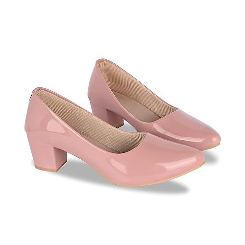 Priyansh Fashion Casual Block Heel Office Wear Bellies for Women (Pink, 4) (B0CR6BTFKT) Amazon Price History, Amazon Price Tracker