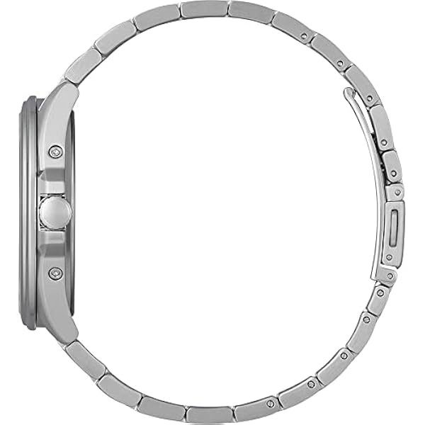Citizen Analog Eco-Drive armbandsur för män, svart, En storlek, Armband