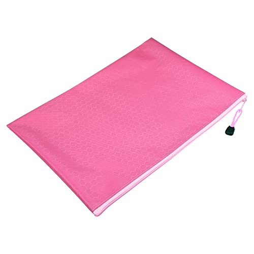 Pochettes étanches A4 rose lot de 5 pour ranger vos dossiers de bureau sans les mouiller