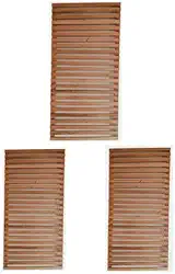 Kit 3 Pc Jardim Vertical Treliça Madeira Para Horta Varanda | Montagem Fácil para Apartamento e Quintal