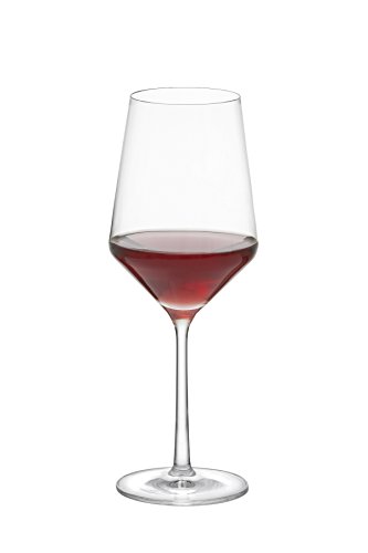 Schott Zwiesel Tritan Crystal Glass Pure Stemware Collection Cabernet/All Purpose Red or White Wine Glass, 18.6-Ounce, Set of 2