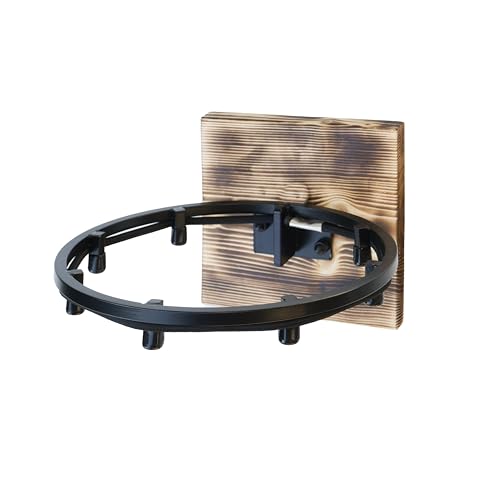 QLS Support de sac poubelle U3 Support mural en bois utile pour le tri sélectif