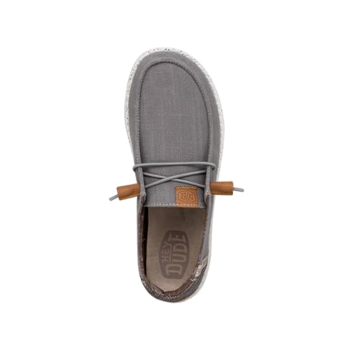 Image of HEYDUDE Women's Wendy Washed Canvas | Women's Shoes | Women's Lace Up Loafers | Comfortable & Light-Weight