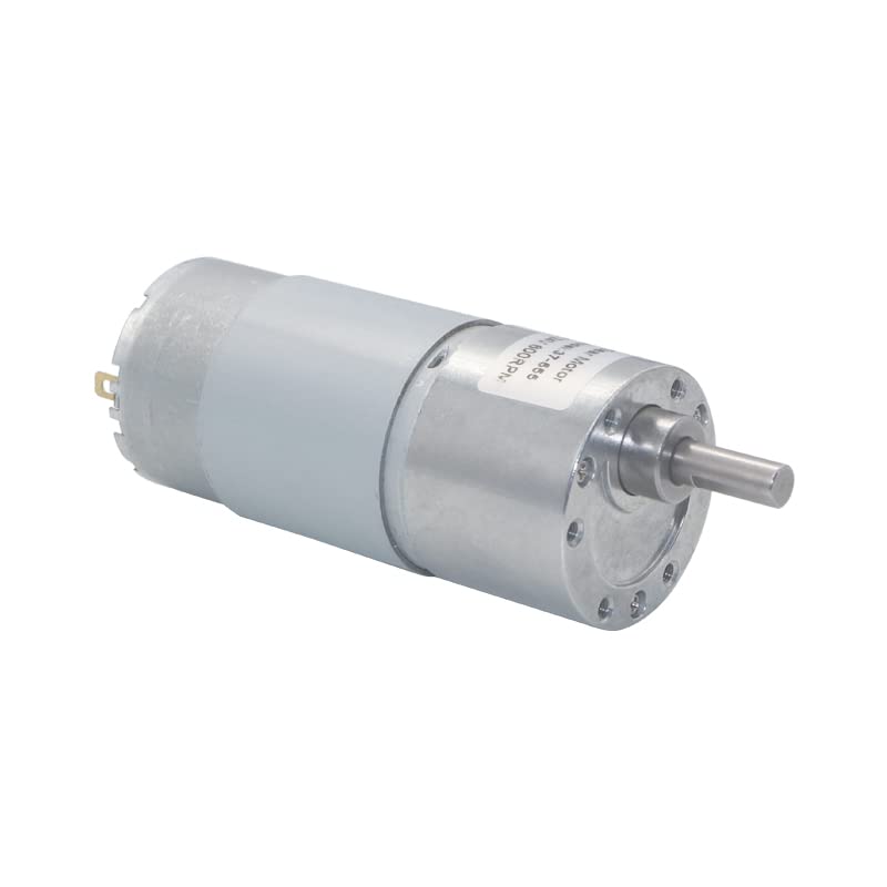 JGB37-555 High Torque Low Speed 12V Electric DC Gear Motor Micro 24V Dc Gearbox Reduction Motor - (Speed(RPM): 19rpm/ Voltage(V): 24V)