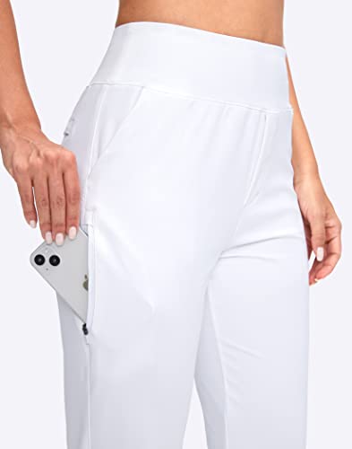Image of YYV Women's Golf Pants High Waist Stretch Ankle Pants with Pockets
