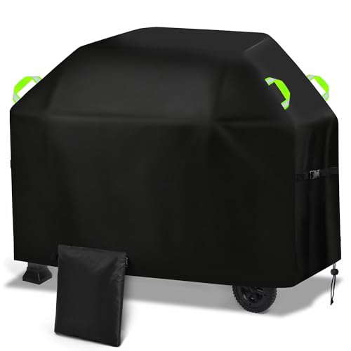 Gucass Housse Barbecue Exterieur, 420D Oxford Bache Barbecue Imperméable 165x70x125 cm, Housse de Protection Barbecue Gaz, Bâche de Protection BBQ Couverture...