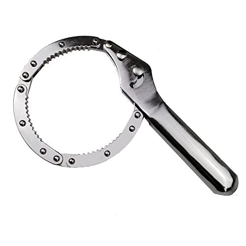 QIBAOACR Oil Filter Wrench, Adjustable Wrench, 75-95mm/2.95