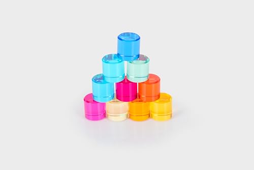 tickit Gem Circles, Acrylic Gemstones Building Blocks, Sensory, Stacking & Educational Toys for Kids, Early Learning - Image 4