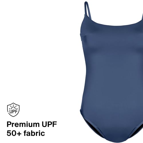 KNIX Leakproof Classic One Piece Period Swimsuit - Period Swimwear for Women - UPF 50+ Fabric4