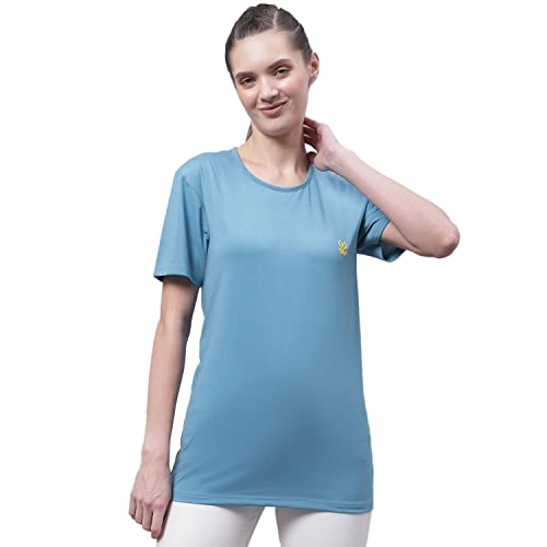 Image of Mack Jonney Women's Round Neck Cotton Printed Regular Fit T-Shirt (Pack of 2)