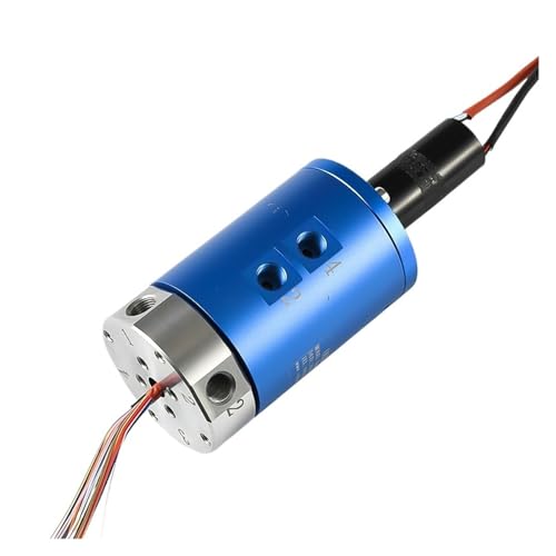 Junta giratoria neumática para solucionar enredos de cables en sistemas de 12 canales