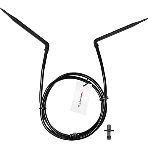 HOLZBRINK Mini Set de Riego nº8, Sistema de Riego para Plantas; Incluye Lanza Gotero Codo, Adaptador para microtubo, 1 Set