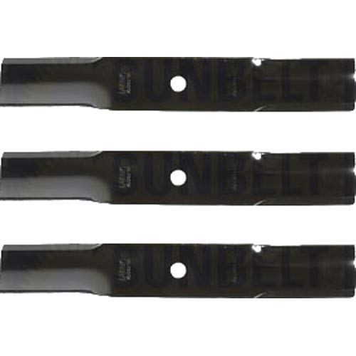 (3 Pack) Premium Medium Lift Replacement XHT Lawn Mower Blade Fits Scotts M127466 | 16" x 2.5" / 0.6875" Hole