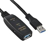 Qichill przez USB 3.0 wzmacniacz sygnału typu A -komputer PC laptop kamera konferencyjna 5 m