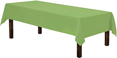 Vedouci Kelly Green Rectangle Tablecloth -Waterproof and Washable Table Cloth for Dining Room, 60x126 Inch,Kelly Green