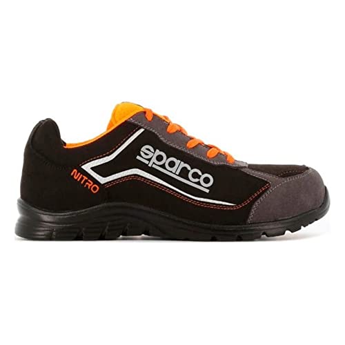 Sparco Sicherheitshalbschuh Nitro Black Orange S3 SRC Größe 43