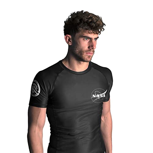 Sanabul NASA Short Sleeve Compression MMA BJJ Wrestling Jiu Jitsu Rash Guard2