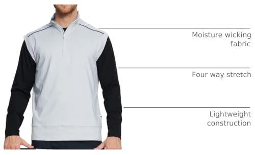 M MAELREG Quarter Zip Vests