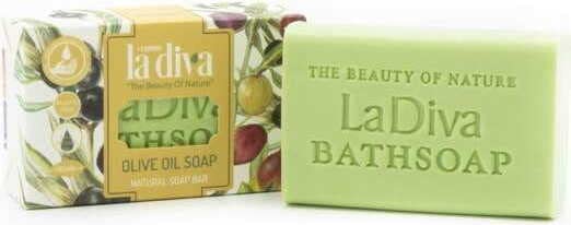 La Diva Olive Oil Soap 3 53 oz Moisturizer - Nourishing For Hair and Skin Olive oil soap