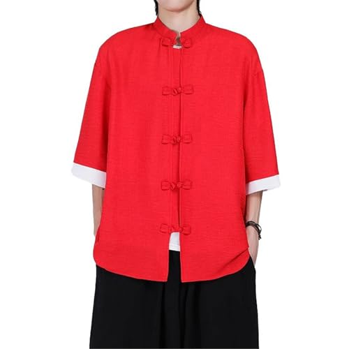 Chemise kung fu homme ample et t-shirt été décontracté