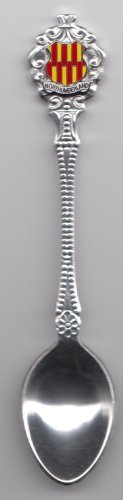 Northumberland County Crest Flag - Collectors Silver Plated Spoon
