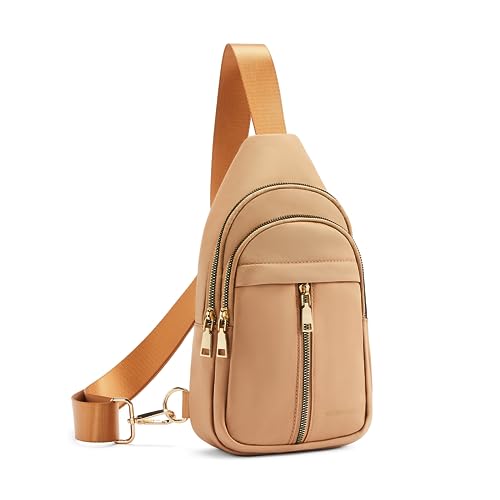 WESTBRONCO Sling Bag for Women Small Nylon Fanny Pack Lightweight Large-capacity Crossbody Bags