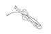 Elitco Lighting UCLPC5WH Track-Lighting-Heads Under CABINET5FT. AC Power Cord