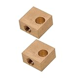 Happyyami 2 Pièces Fittings de Frein Cuivre à Voies pour Voitures et Micro Véhicules Améliorez la Performance Du Système de Frein pour Ateliers de Réparation Automobile et Magasins