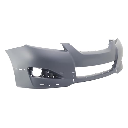 Image of FitParts Compatible with Toyota Matrix 2009-2010 Front Bumper Cover | Primed, With Fog Light Holes, Without Parking Sensor Holes, Wagon, Ready to Paint, OEM 5211902995, TO1000345