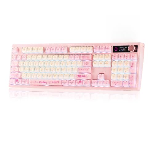 Image of EPOMAKER TH108 V2 PRO Full Size Mechanical Keyboard with Screen&Knob