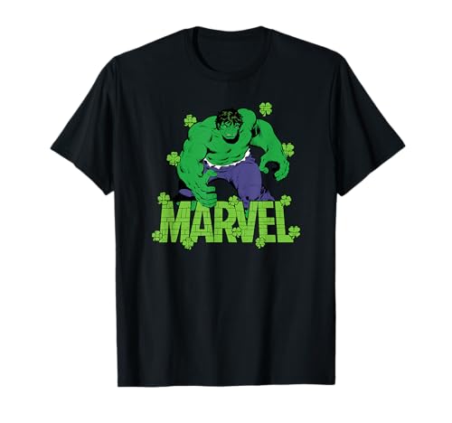 T-shirt Hulk Marvel vert anti-teint terne fête irlandaise