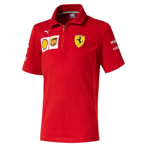 Polo Ferrari Team PUMA pour garçon Rosso Corsa taille 140 cm