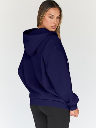 Image of Trendy Queen Womens Zip Up Hoodies 2026 Oversized Sweatshirt | Spring Fall Layering Jacket with Pockets, Casual Track Outfits, Cozy Fleece Winter Clothes