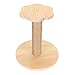 GLOGLOW Sisal Scratch Post with Interactive Toy Safe and Stable Kitten Sisal Scratch Post with Claw Grinding Sisal Scratching Post