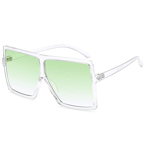 70mm Oversized Flat Top Sunglasses2