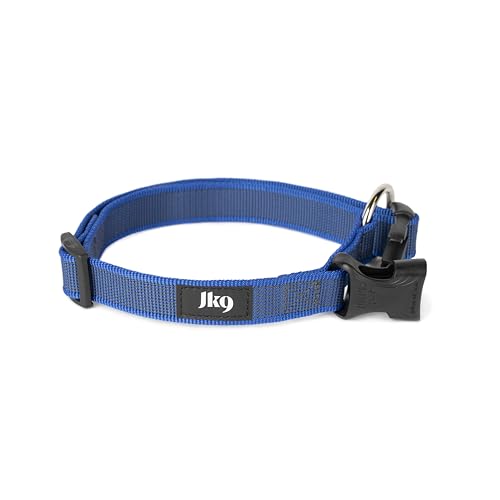 JULIUS K-9 225CG-B Color & Gray Halsband, 25mm*39-65 cm, verstellbar, blau-grau, 25 mm (39-65 cm)