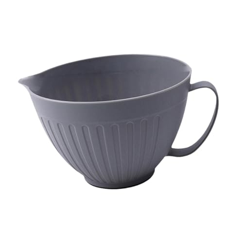 Tazón mezclador con pico para cocina gris miniatura 1