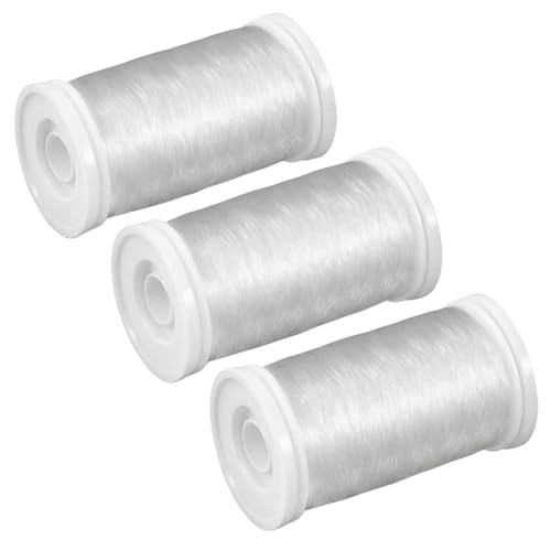 Hilo invisible nylon transparente 0.15mm x 200m 3 piezas