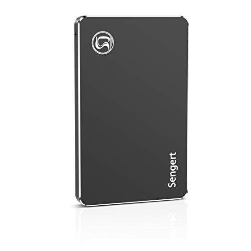 2.5" 500GB Portable External Hard Drive Sengert USB3.0 Ultra Slim Mobile HDD Storage
