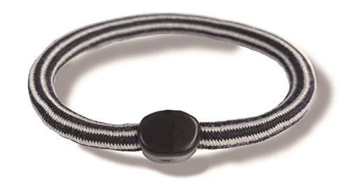 静電気抑止 ボーダーリストバンド ブラック EB-19-1