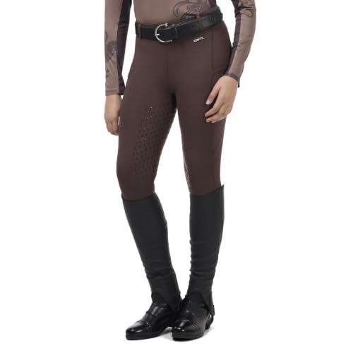 Image of Kerrits Women's Coolcore Full Leg Grip Horse Riding Tights - Cooling Equestrian Leggings, Silicone Grip, Pockets