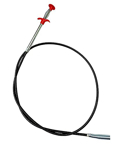 Puthak Drain Cleaner Stick for Sink Clogged Pipe Cleaning Spring Wire, Hair Catching Drain Cleaner Spring Wire Sink Cleaning Stick Drain Plunger Unblocked Kitchen Bath Rod Hair Remover (87 cm) 3ft (B09BZVTWCG) Amazon Price History, Amazon Price Tracker