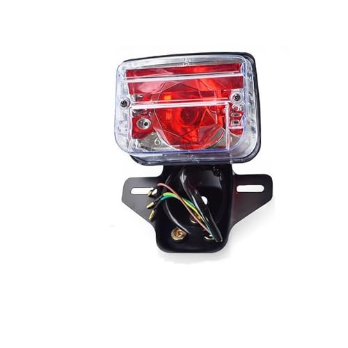 Feu arrière moto universel aluminium anti-vibration pour Lifan Dayun CG250