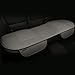 EDEALYN 53 × 19.3 inches Car Interior Accessories Smooth PU Leatherette Long Rear seat Auto seat Cover Seat Cushion car seat Cover (Rear -Gray)