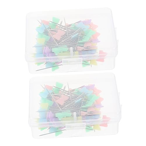 ERINGOGO DIY Craft Pins 200pcs Beautiful Pearl Pin Butterfly Head Versatile for Sewing Flower Arrangement Wedding Decor