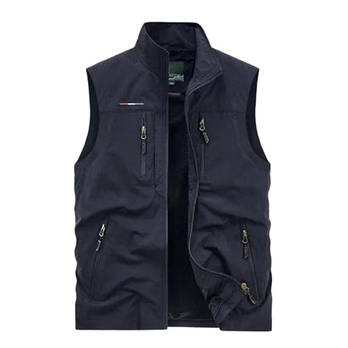 Gilet multipoches homme pour travail de chantier et activités de chasse ou escalade