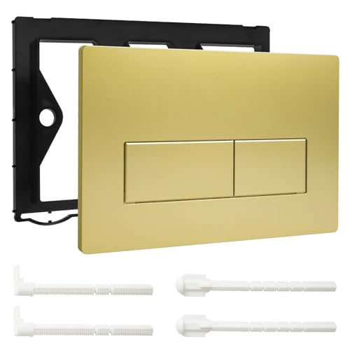 SOARFLY Plaque de commande wc suspendu, plaque de déclenchement wcà double chasse d’eau, compatible avec GEBERIT SIGMA01/20/21/30 UP300/320, 115.770.11.5,...