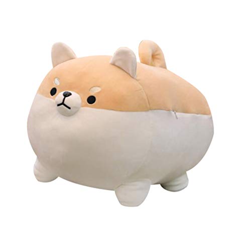 Travesseiro de pelúcia para cachorro BESPORTBLE Corgi de pelúcia macia de algodão animal brinquedo d