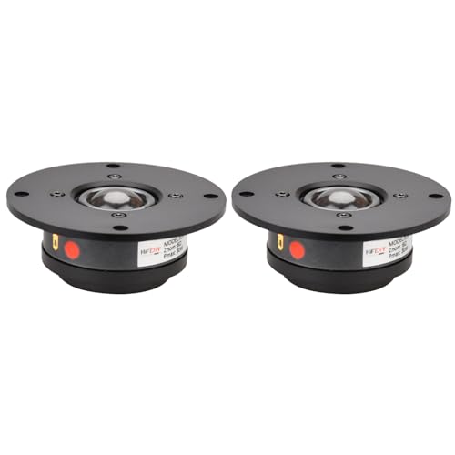 HIFIDIY LIVE 2PCS HiFi 4 inch Tweeter Speaker Unit 25-core Transparent Silk Membrane 6OHM 30W Home Film Treble Loudspeaker X1II-104